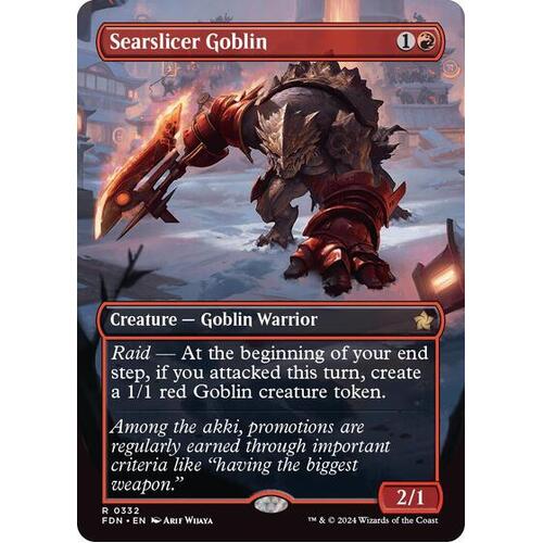 Searslicer Goblin (Borderless) - FDN