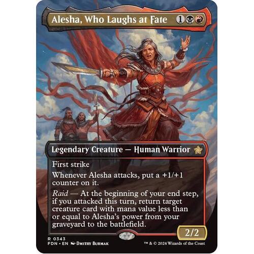 Alesha, Who Laughs at Fate (Borderless) - FDN