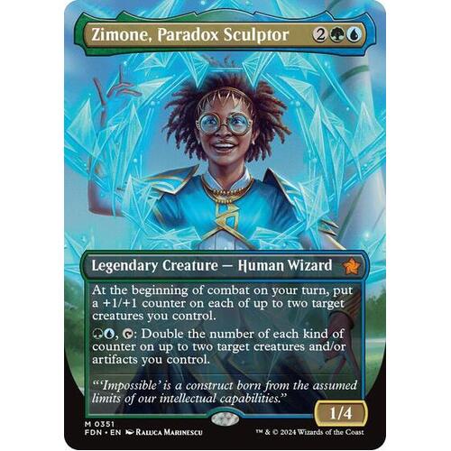 Zimone, Paradox Sculptor (Borderless) - FDN