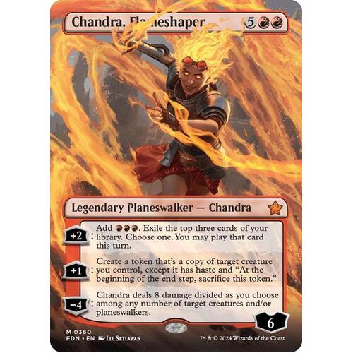 Chandra, Flameshaper (Borderless) - FDN