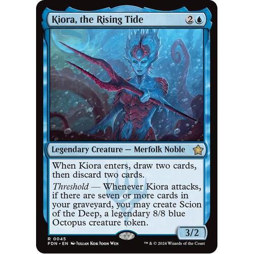 Kiora, the Rising Tide FOIL - FDN