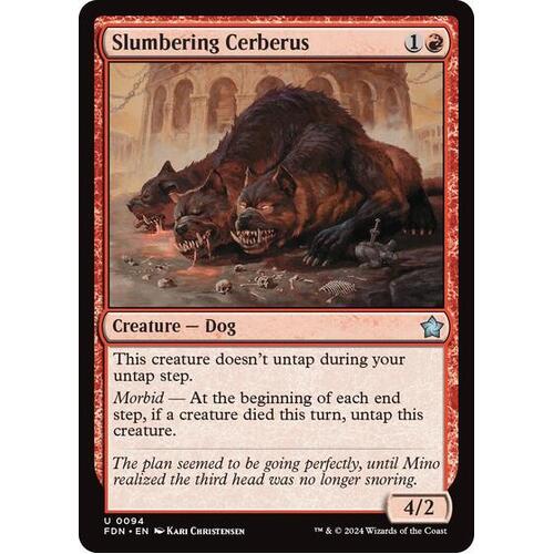 Slumbering Cerberus FOIL - FDN