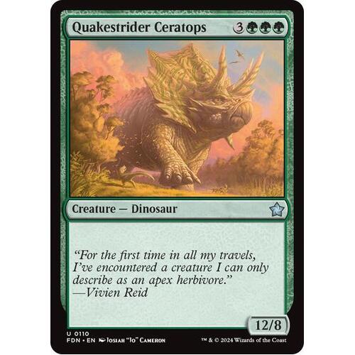 Quakestrider Ceratops FOIL - FDN