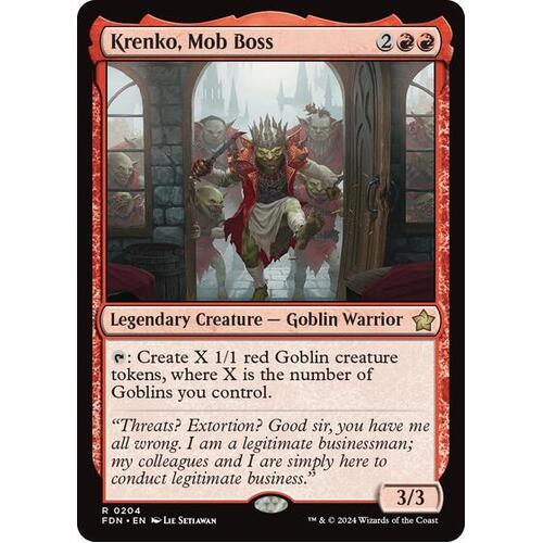 Krenko, Mob Boss FOIL - FDN