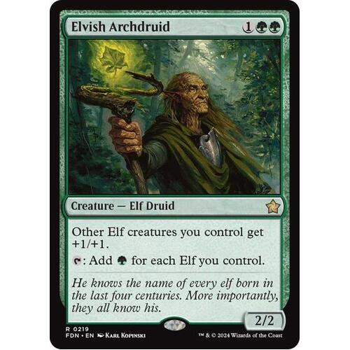 Elvish Archdruif FOIL - FDN