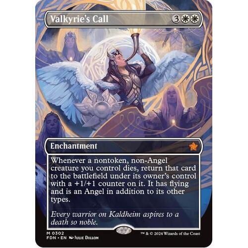 Valkyrie's Call (Borderless) FOIL - FDN