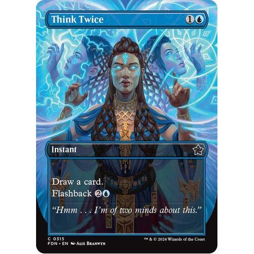 Think Twice (Borderless) FOIL - FDN