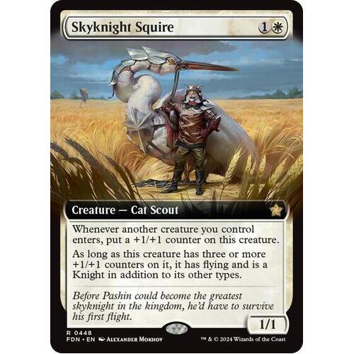 Skyknight Squire (Extended Art) FOIL - FDN