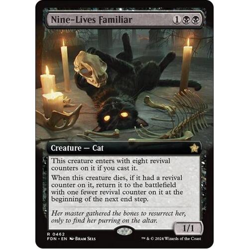 Nine-Lives Familiar (Extended Art) FOIL - FDN