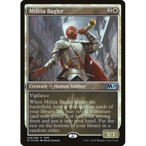 Militia Bugler FOIL - FNM