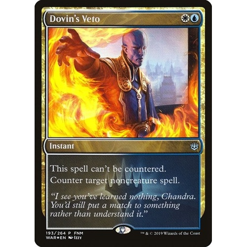 Dovin's Veto FOIL - FNM