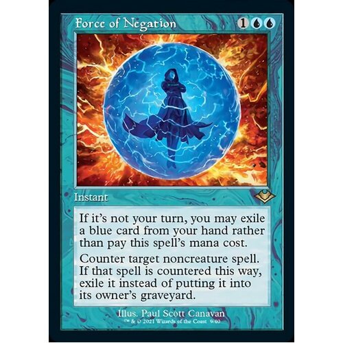 Force of Negation (Old-Frame Foil-Etched) - H1R