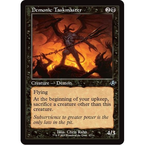 Demonic Taskmaster (Retro Frame) - INR