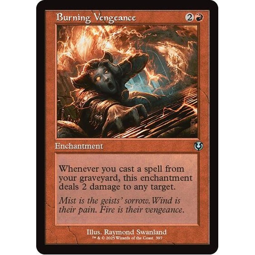 Burning Vengeance (Retro Frame) - INR