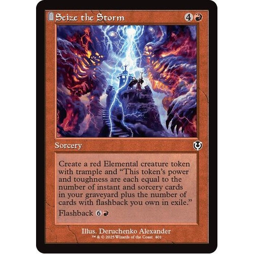 Seize the Storm (Retro Frame) - INR