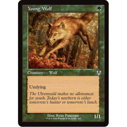 Young Wolf (Retro Frame) - INR