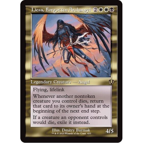 Liesa, Forgotten Archangel (Retro Frame) - INR