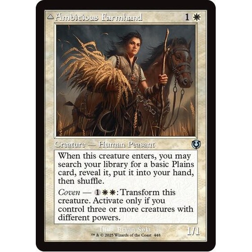 Ambitious Farmhand (Retro Frame) - INR