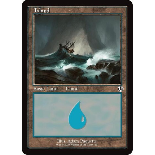 Island (291) (Retro Frame) FOIL - INR