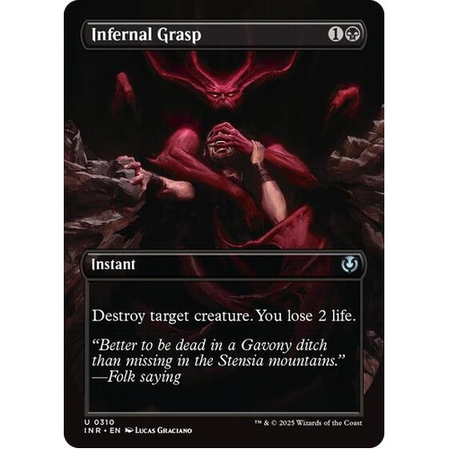 Infernal Grasp (Borderless) FOIL - INR