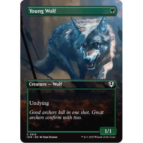 Young Wolf (Borderless) FOIL - INR