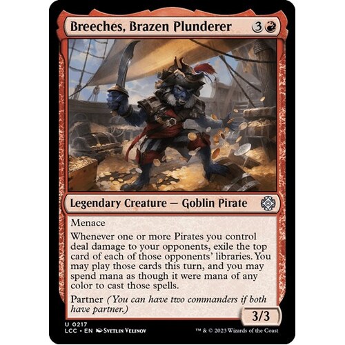 Breeches, Brazen Plunderer - LCC