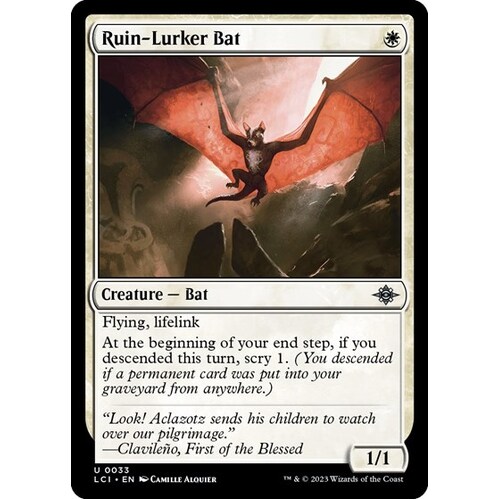 Ruin-Lurker Bat - LCI