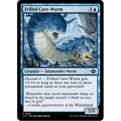 Frilled Cave-Wurm - LCI