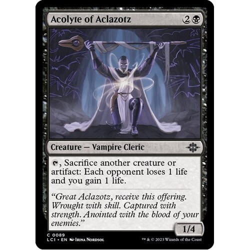 Acolyte of Aclazotz - LCI