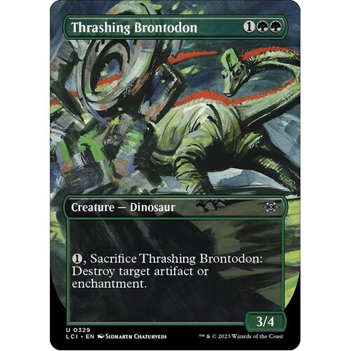 Thrashing Brontodon (Borderless) - LCI