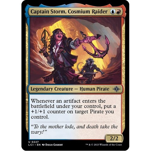 Captain Storm, Cosmium Raider FOIL - LCI