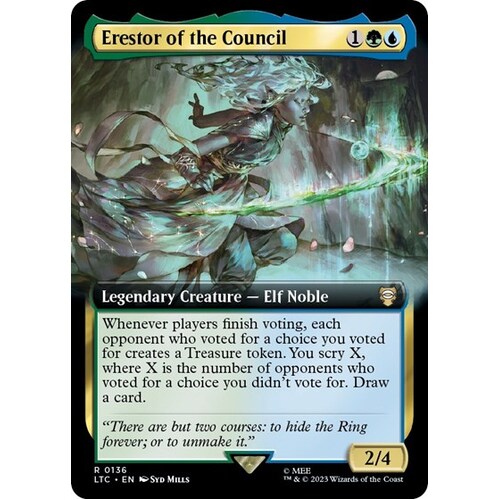 Erestor of the Council (Extended Art) - LTC