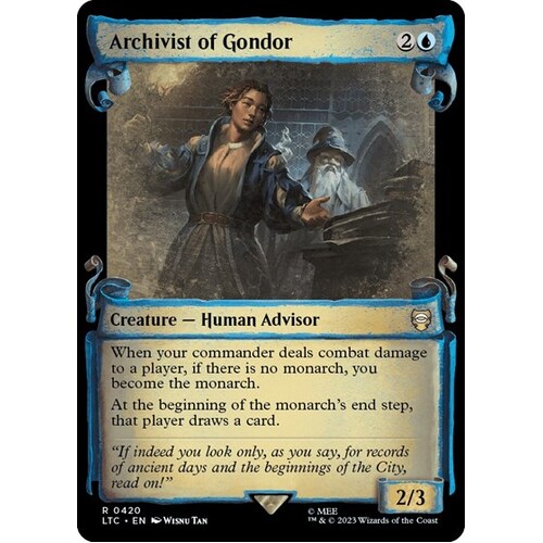 Archivist of Gondor (Showcase Scrolls) - LTC