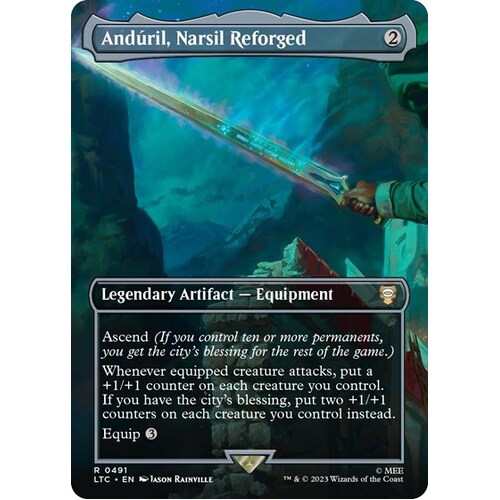 Anduril, Narsil Reforged (Borderless) - LTC