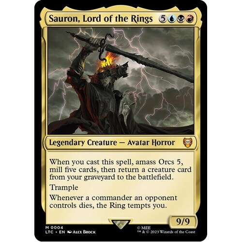 Sauron, Lord of the Rings FOIL - LTC