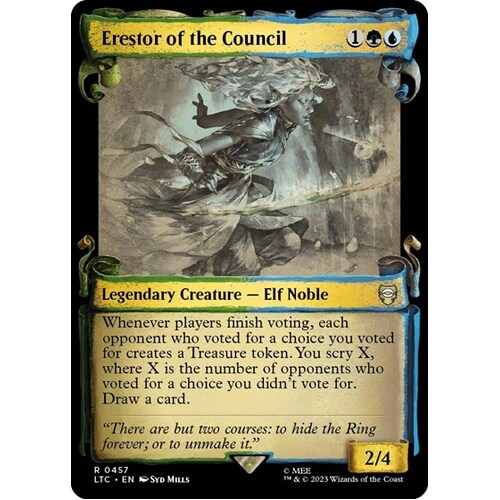 Erestor of the Council (Showcase Scrolls) FOIL - LTC