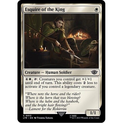 Esquire of the King - LTR