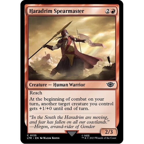 Haradrim Spearmaster - LTR