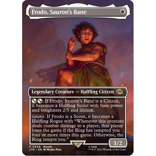 Frodo, Sauron's Bane (Borderless) FOIL - LTR