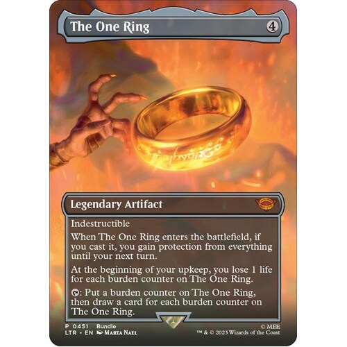 The One Ring (Borderless) FOIL - LTR