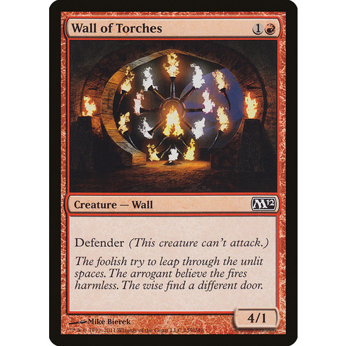Wall of Torches FOIL - M12
