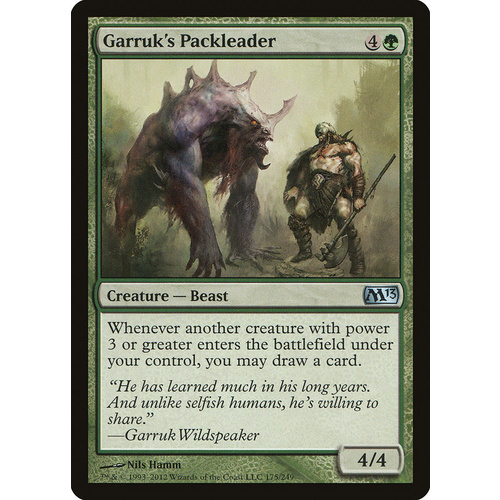 Garruk's Packleader FOIL - M13