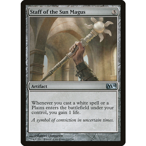 Staff of the Sun Magus FOIL - M14
