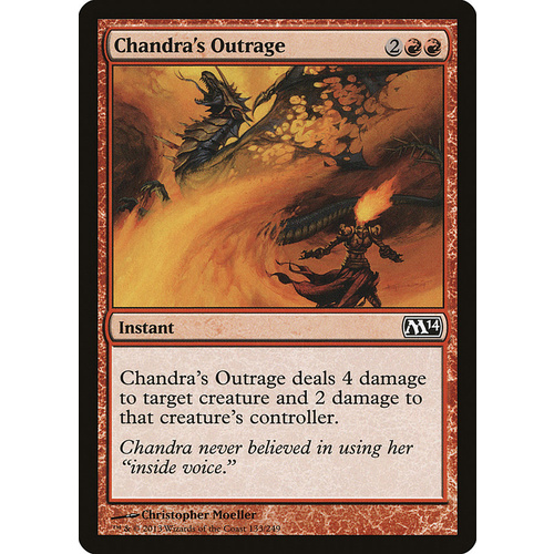 Chandra's Outrage FOIL - M14