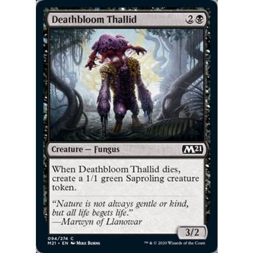 Deathbloom Thallid FOIL - M21