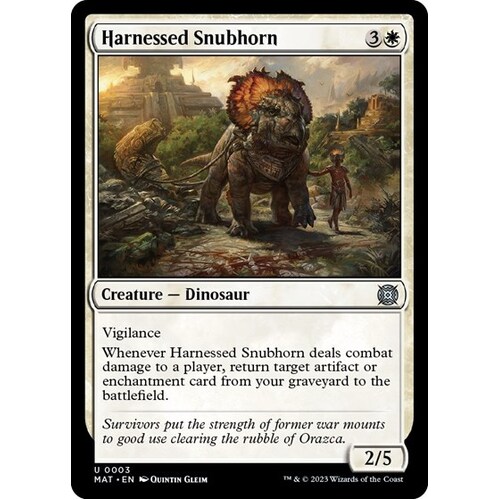 Harnessed Snubhorn FOIL - MAT