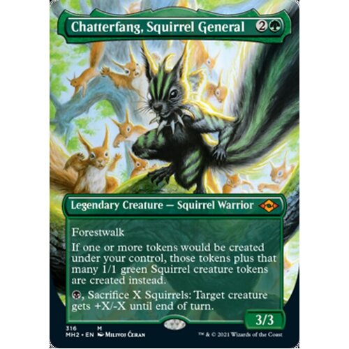 Chatterfang, Squirrel General (Borderless) -  MH2