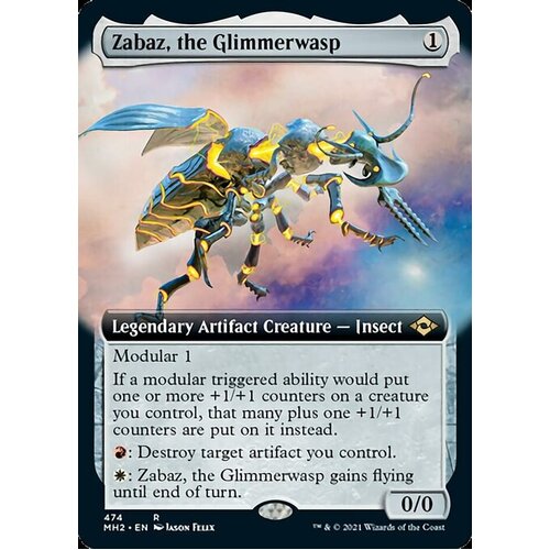 Zabaz, the Glimmerwasp (Extended Art) -  MH2