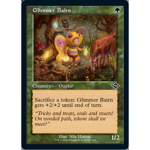 Glimmer Bairn (Retro Frame) (Foil Etched)