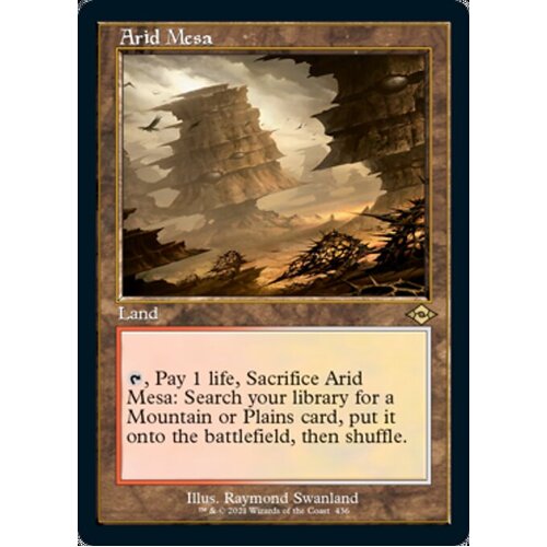 Arid Mesa (Retro Frame) (Foil Etched)